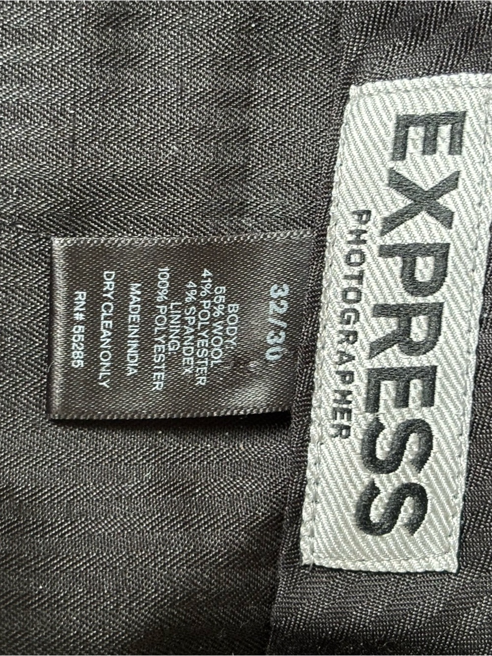 EXPRESS Men’s Single-Breasted 42S SUIT, 32x32 Pants - Picture 9 of 12
